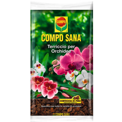 Lt 5 terriccio orchidee orchidea fiori terreno compo sana substrato corteccia e torba