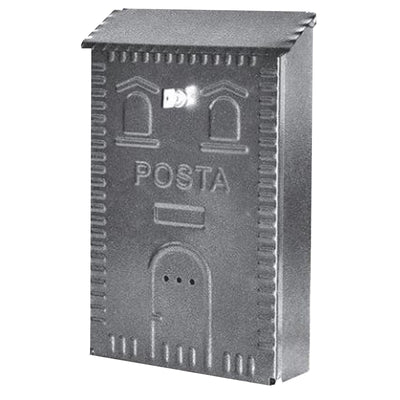 CASSETTA CASSETTE POSTA POSTALE FERRO BATTUTO BUCA PER LETTERE LETTERA ESTERNO 25X8X38