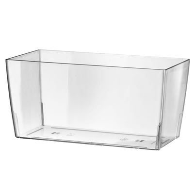 PZ 3 CASSETTA CASSETTONE VASO VASETTO TRASPARENTE FIORI ORCHIDEA ORCHIDEE 25 CM PIANTE PIANTA