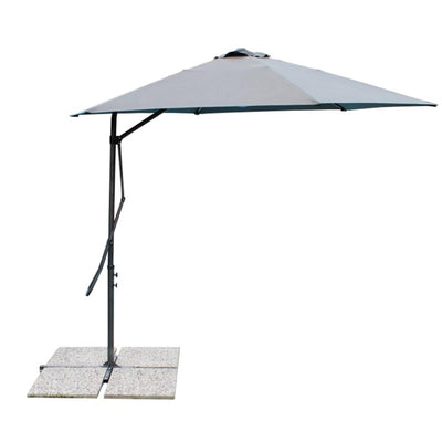 OMBRELLONE OMBRELLONI DA GIARDINO PER ESTERNO PALO LATERALE ZENITH 2 X 3 ACCIAIO